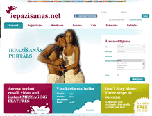 Tablet Screenshot of iepazisanas.net